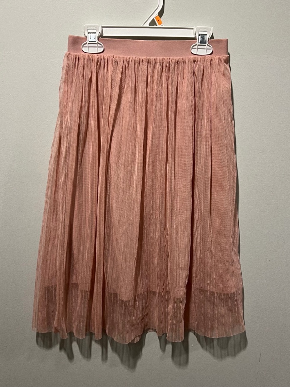 Uniqlo Pink Tulle Midi Skirt – Size 150 / Women’s XXS-XS